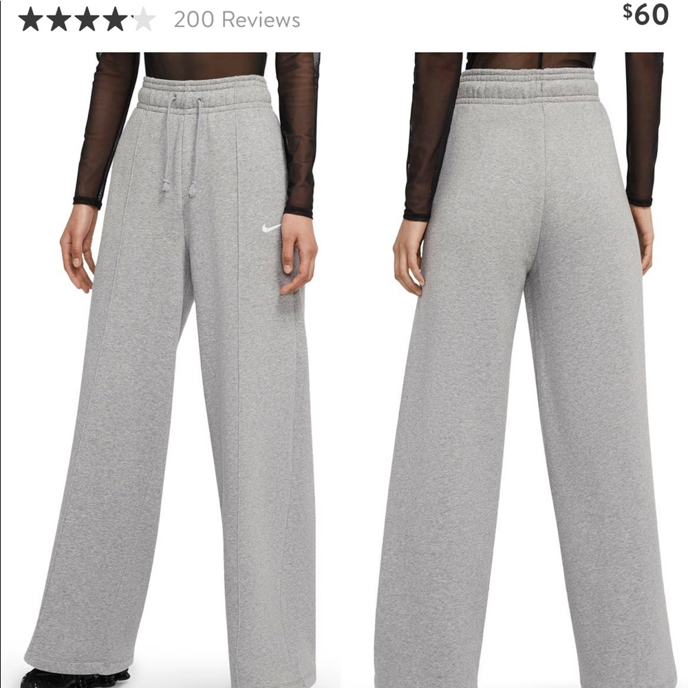 nike wide leg sweatpants